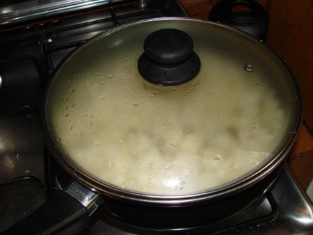 Tampar e esperar 5 min.